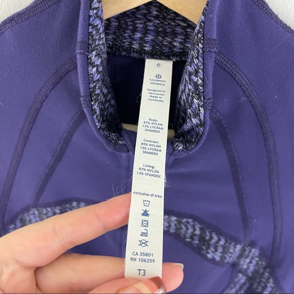 LULULEMON Dense Purple Ziggy Wee Caspian Define Jacket - Picture 10 of 15